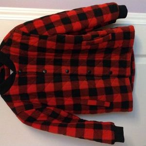 Boys size 6-7 lined fleece jacket